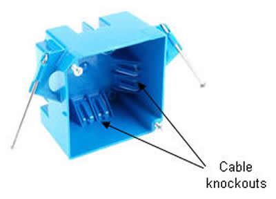 metal and plastic electrical boxes|wiring plastic electrical box knockouts.